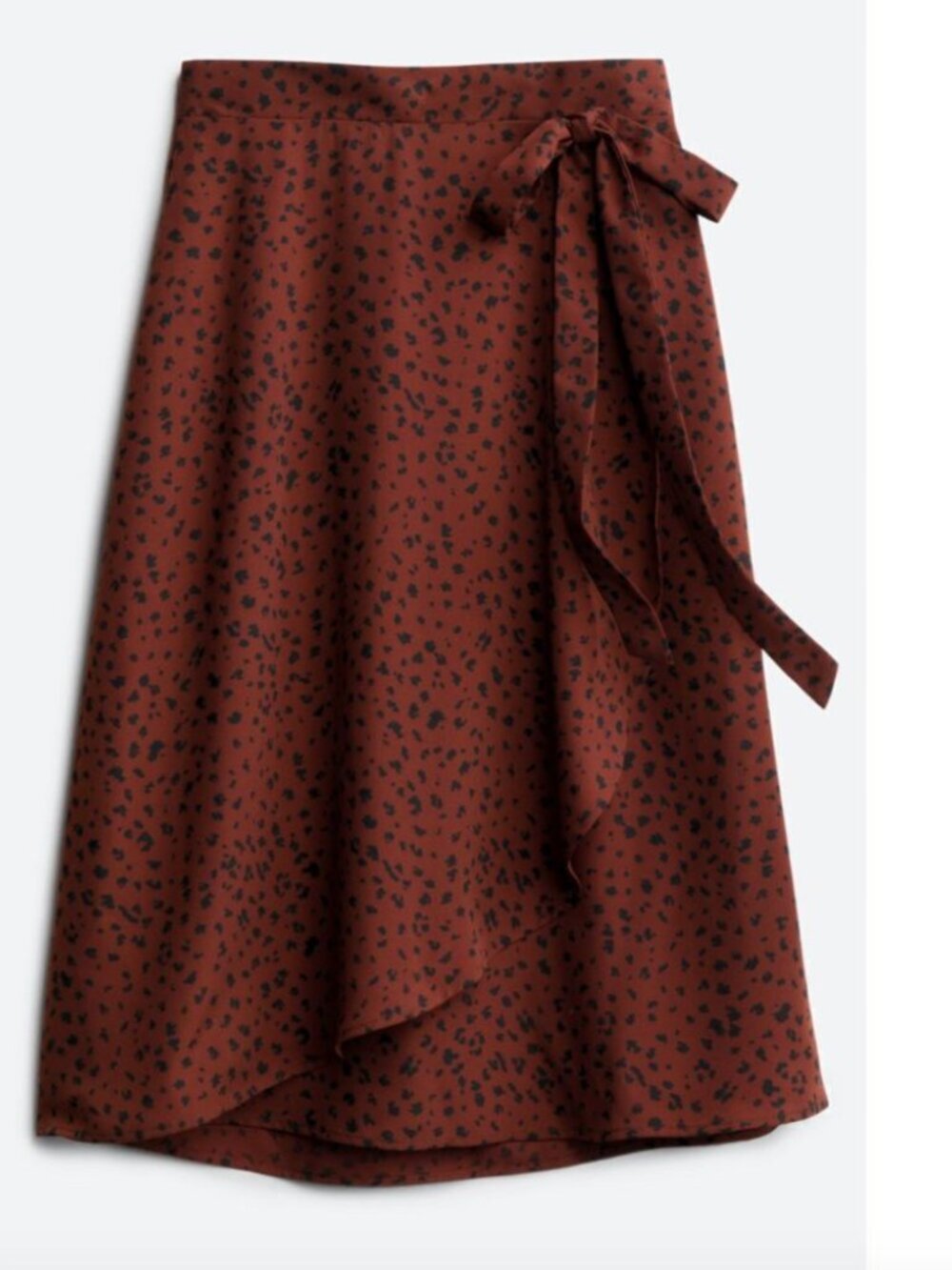 NWT Le Lis Stitch Fix Printed Alanna Faux Wrap Midi Skirt